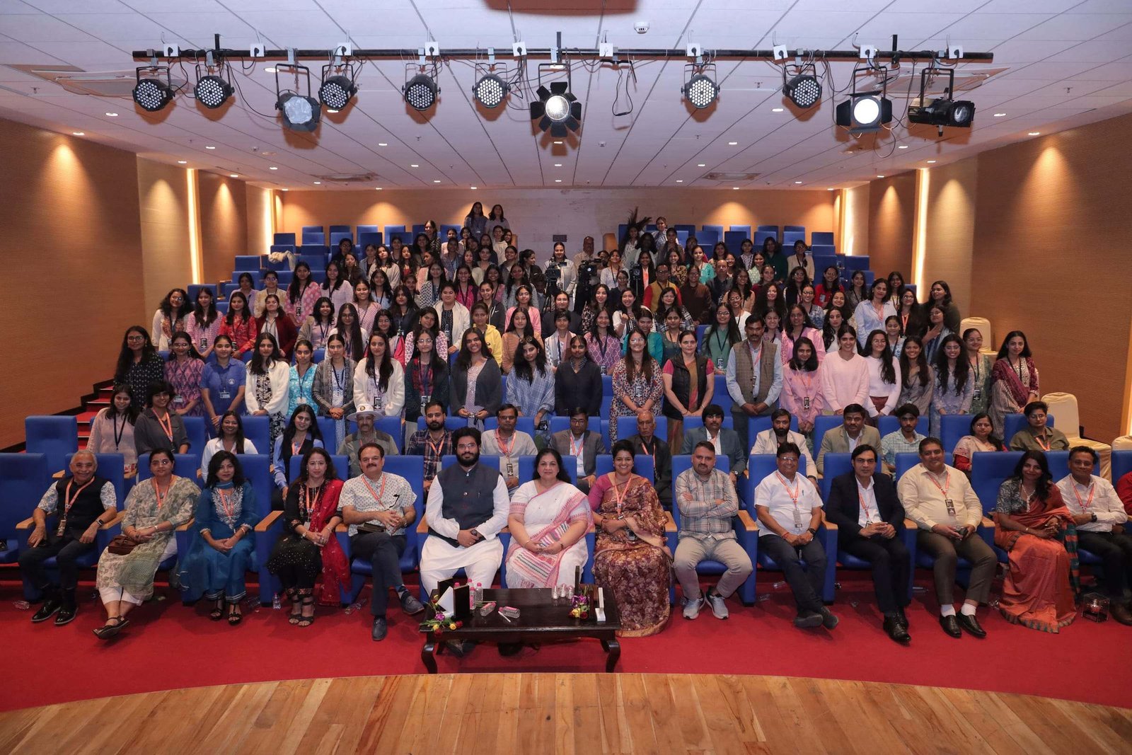 Photojournalists and attendees at the Jaipur Photojournalism Seminar